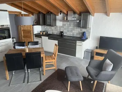 Küche/Küchenzeile in der Unterkunft Chalet St Lambertus Apartment A