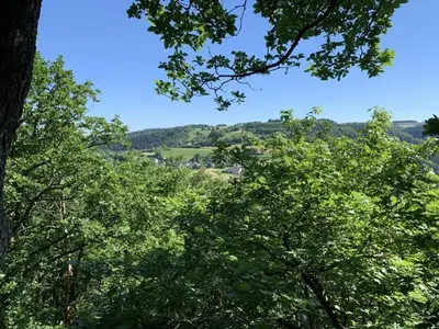 Naturlandschaft in der Nähe des Chalets