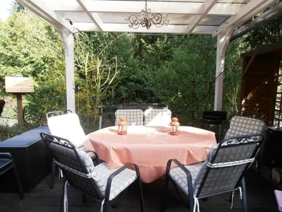 Ein Garten an der Unterkunft Winegrower's apartment holiday residence