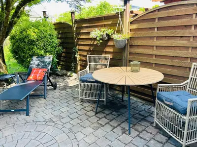 Ein Garten an der Unterkunft Cues11