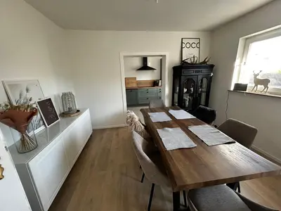 Ein Sitzbereich in der Unterkunft Altes Weinhaus
