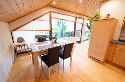 Küche/Küchenzeile in der Unterkunft Ferienwohnung Virginija