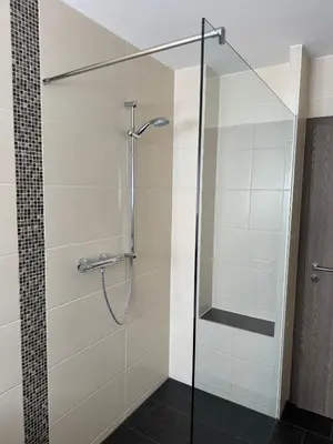 Ein Badezimmer in der Unterkunft Ferienwohnung Maas