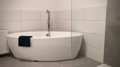 Ein Badezimmer in der Unterkunft Schneiders Ferienwohnungen