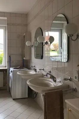 Ein Badezimmer in der Unterkunft Schneiders Ferienwohnungen