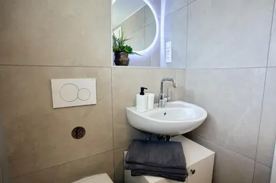 Ein Badezimmer in der Unterkunft LIVING Apartments / FeWo Neuwied
