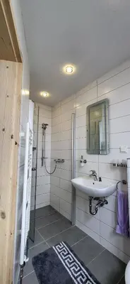 Ein Badezimmer in der Unterkunft Haus Maria