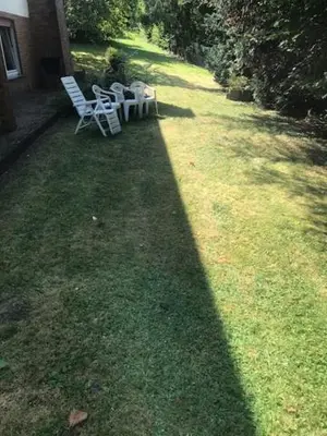 Ein Garten an der Unterkunft Land-Haus Sonnenhang