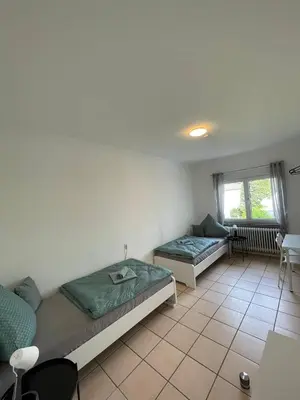 Ein Sitzbereich in der Unterkunft Renovierte Wohnungen in Koblenz direkt an der Mosel!
