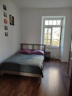 Ein Bett oder Betten in einem Zimmer der Unterkunft Im großen K