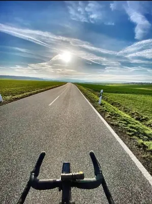 Radfahren an der Unterkunft Im großen K oder in der Nähe
