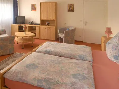 Ein Bett oder Betten in einem Zimmer der Unterkunft Moselblick