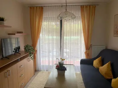 TV/Unterhaltungsangebot in der Unterkunft Ferienwohnung 2 Am Petersberg