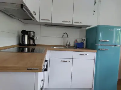Küche/Küchenzeile in der Unterkunft Ferienwohnung Moselliebe