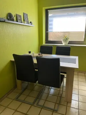 Ein Sitzbereich in der Unterkunft NEU! Ferienwohnung Kleine Auszeit
