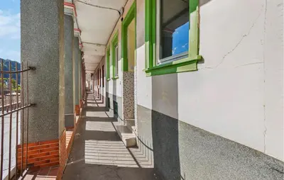 Ein Balkon oder eine Terrasse in der Unterkunft Rheinblick