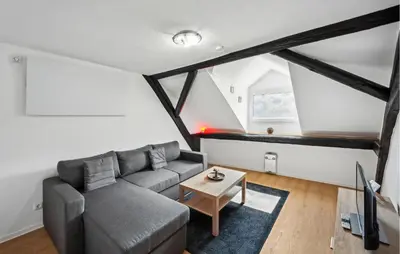 Ein Sitzbereich in der Unterkunft Pfalzblick