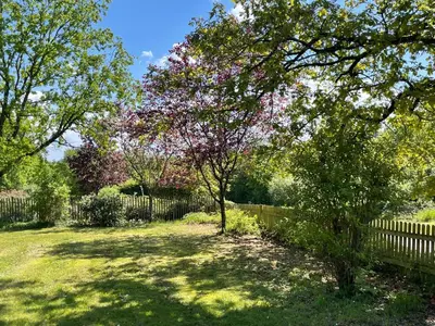 Ein Garten an der Unterkunft Ferienhaus Mellicher Berg