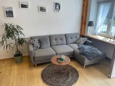Ein Sitzbereich in der Unterkunft Das kleine Gasthaus