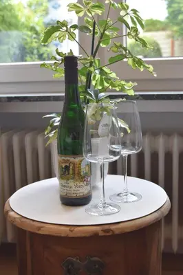 Getränke in der Unterkunft Ferienwohnung Waldborn-Suite an der Mosel