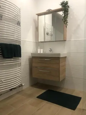 Ein Badezimmer in der Unterkunft Traumhaftes Studioappartement
