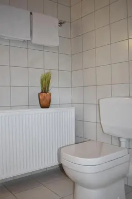 Ein Badezimmer in der Unterkunft Ferienwohnung Reis