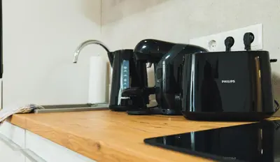 Küche/Küchenzeile in der Unterkunft Rennglück Apartments