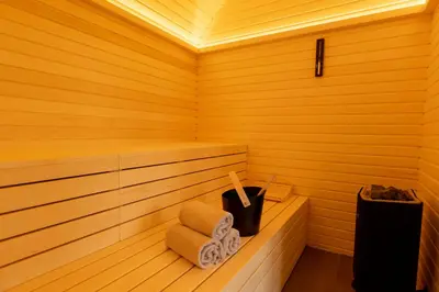 Grundriss der Unterkunft Kontor 22 - Luxus Ferienwohnung mit Sauna und Garten
