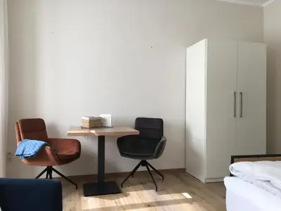 Ein Bett oder Betten in einem Zimmer der Unterkunft Ferienwohnung Heuser II