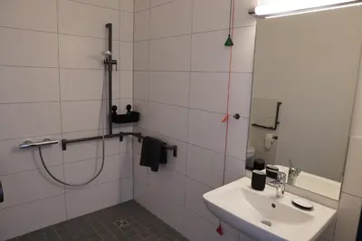 Ein Badezimmer in der Unterkunft ISA Rheinquartier - Moderne und barrierefreie Ferienapartments