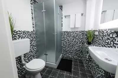 Ein Badezimmer in der Unterkunft MoselUnion - Haus Burg Chaussee