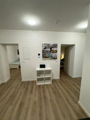 Küche/Küchenzeile in der Unterkunft Gemütliches Zimmer in Rheinnähe
