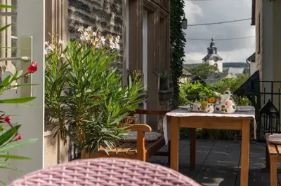 Ein Garten an der Unterkunft Landhaus Arnoth
