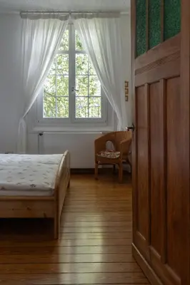 Ein Bett oder Betten in einem Zimmer der Unterkunft Landhaus Arnoth