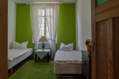 Ein Bett oder Betten in einem Zimmer der Unterkunft Landhaus Arnoth