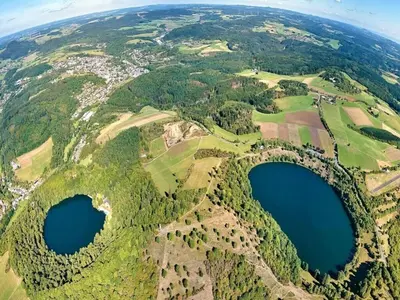 Naturlandschaft in der Nähe des Ferienhauses