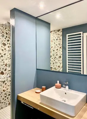 Ein Badezimmer in der Unterkunft Ferienwohnung Trappen