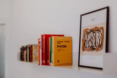 Die Bibliothek in der Ferienwohnung