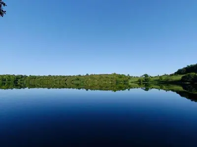 Naturlandschaft in der Nähe des Ferienhauses