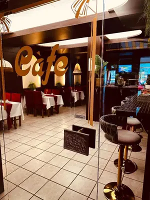 Ein Sitzbereich in der Unterkunft HAUS BENICO -Pension-