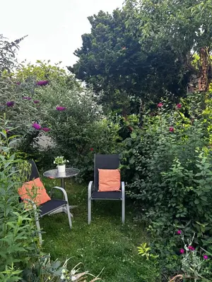 Ein Garten an der Unterkunft Guidos Place Souterrain Apartment