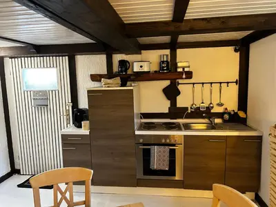 Küche/Küchenzeile in der Unterkunft Guidos Place Souterrain Apartment