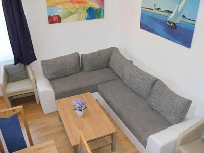 Ein Sitzbereich in der Unterkunft Daun Comfortable holiday residence