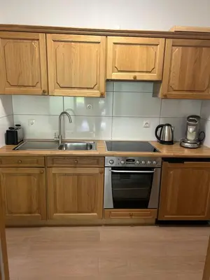 Küche/Küchenzeile in der Unterkunft Ferienwohnung Weiss