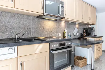 Küche/Küchenzeile in der Unterkunft Eifelbergversteck Große und moderne Einliegerwohnung in Mayen