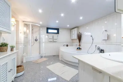 Ein Badezimmer in der Unterkunft Eifelbergversteck Große und moderne Einliegerwohnung in Mayen