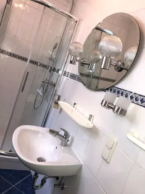 Ein Badezimmer in der Unterkunft Ferienwohnung Sara