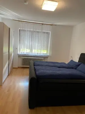 Ein Sitzbereich in der Unterkunft Ferienwohnung Sara
