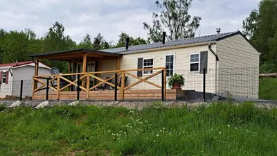 Das Gebäude in dem sich das Chalet befindet