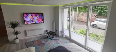 TV/Unterhaltungsangebot in der Unterkunft Ferienwohnung Trier-Euren